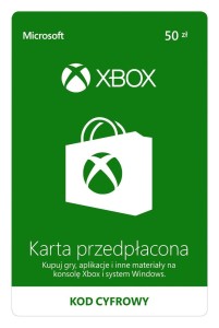 Karta przedpłacona Xbox - 50 zł 